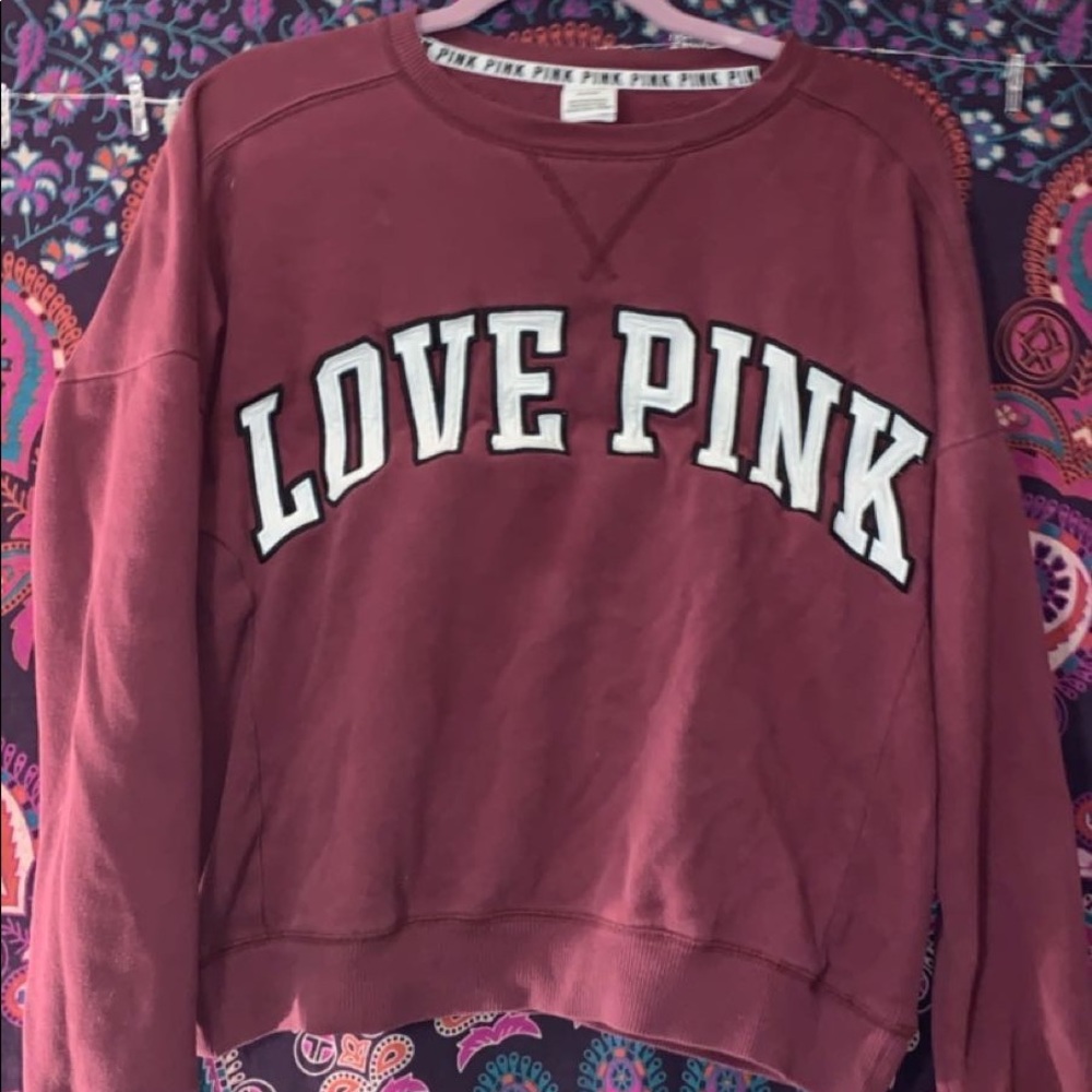 Victoria Secret Burgundy Sweater